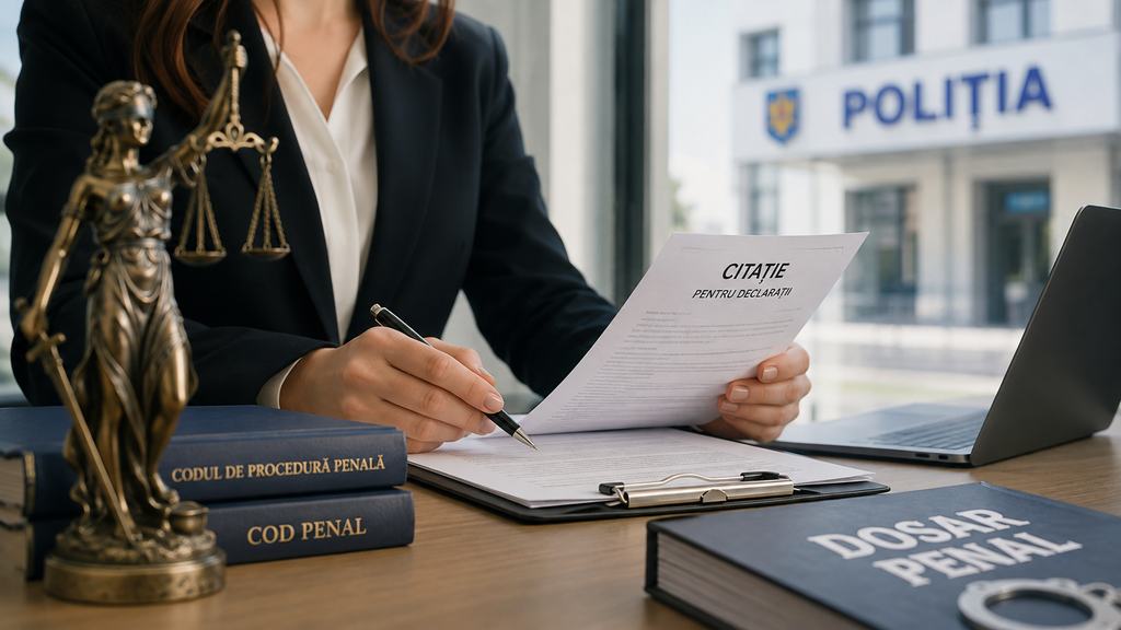 Ce faci dacă ești chemat la Poliție pentru declarații