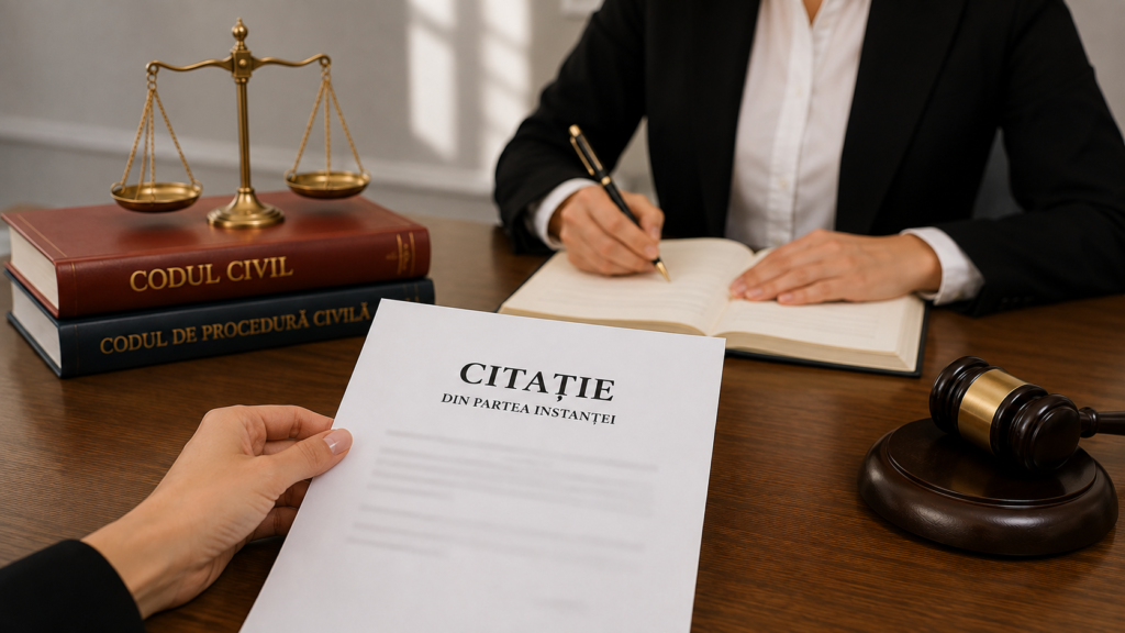 Ce faci dacă primești o citație de la instanță?